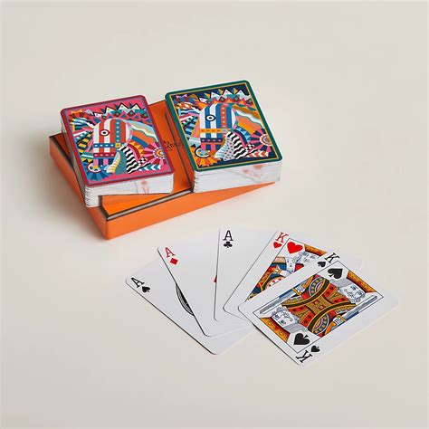 hermes playing card set